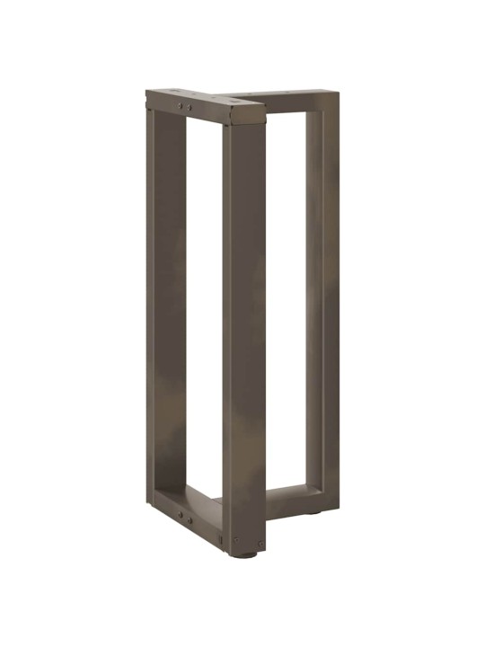 Baaripöydän jalat t-muotoiset 2 kpl musta 40x35x(90-91) cm teräs