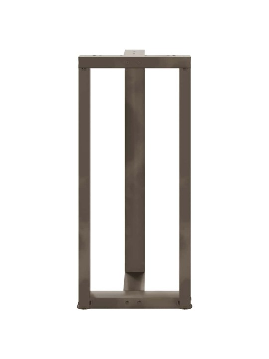 Baaripöydän jalat t-muotoiset 2 kpl musta 40x35x(90-91) cm teräs