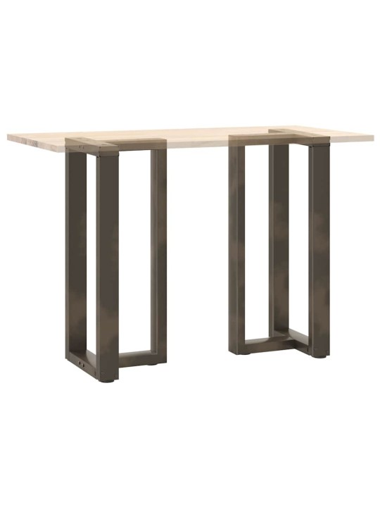Baaripöydän jalat t-muotoiset 2 kpl musta 40x35x(90-91) cm teräs