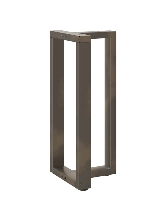 Baaripöydän jalat t-muotoiset 2 kpl musta 50x35x(90-91) cm teräs