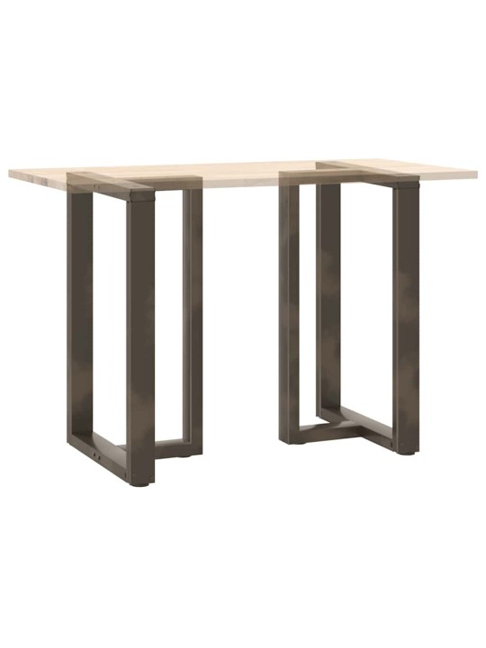 Baaripöydän jalat t-muotoiset 2 kpl musta 60x35x(90-91) cm teräs