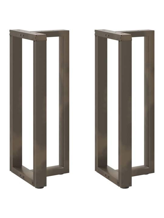 Baaripöydän jalat t-muotoiset 2 kpl musta 40x35x(100-101) cm teräs