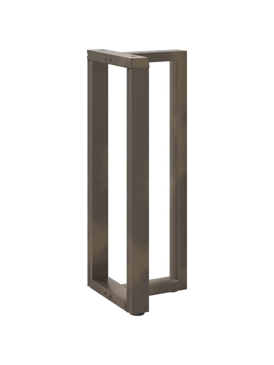 Baaripöydän jalat t-muotoiset 2 kpl musta 40x35x(100-101) cm teräs