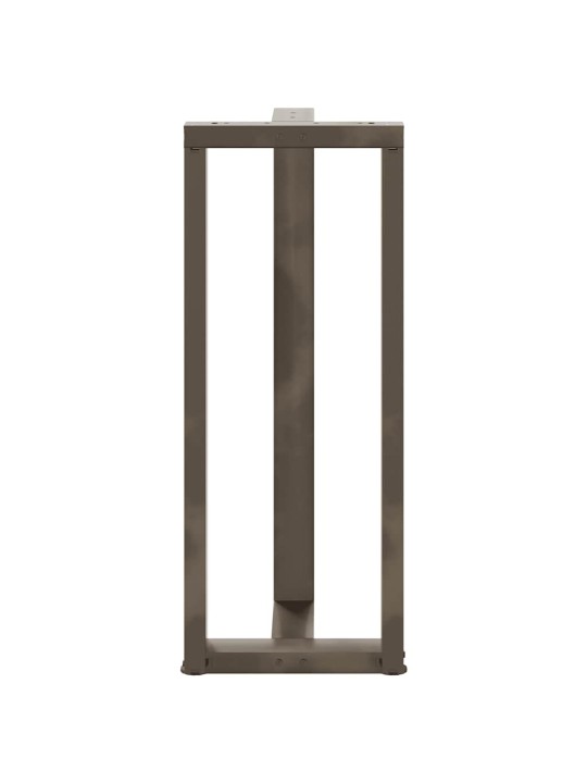 Baaripöydän jalat t-muotoiset 2 kpl musta 40x35x(100-101) cm teräs