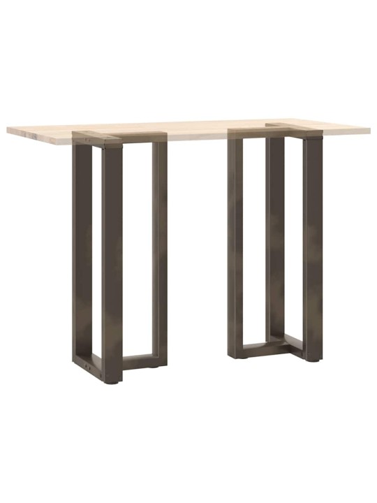 Baaripöydän jalat t-muotoiset 2 kpl musta 40x35x(100-101) cm teräs