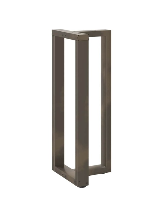 Baaripöydän jalat t-muotoiset 2 kpl musta 50x35x(100-101) cm teräs