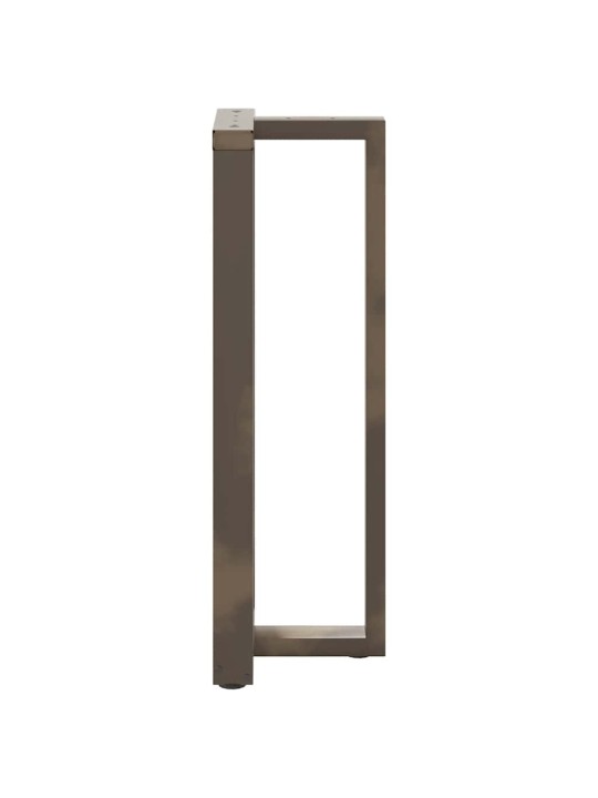 Baaripöydän jalat t-muotoiset 2 kpl musta 40x35x(110-111) cm teräs