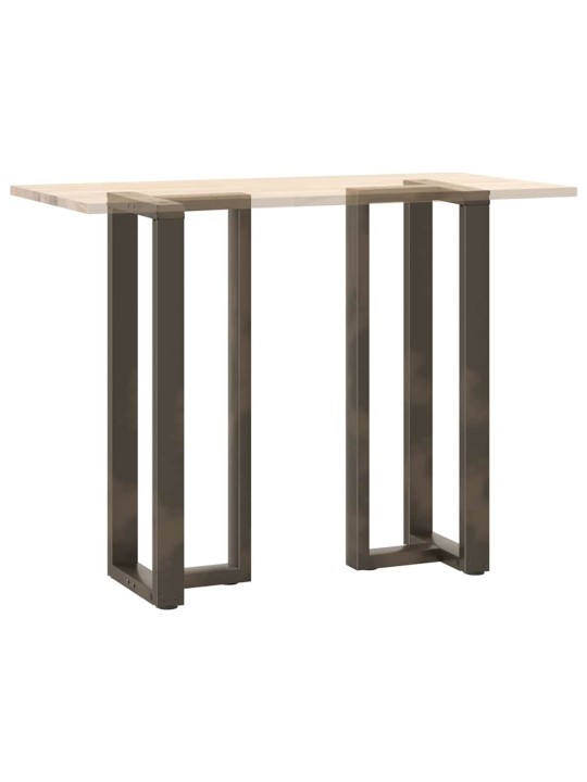 Baaripöydän jalat t-muotoiset 2 kpl musta 40x35x(110-111) cm teräs