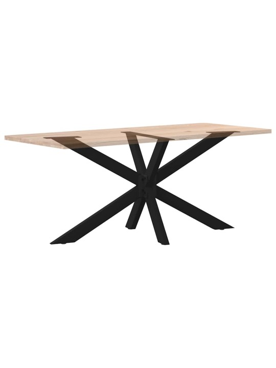 Ruokapöydän jalka hämähäkinmuotoinen musta 150x78x(72-73) cm teräs