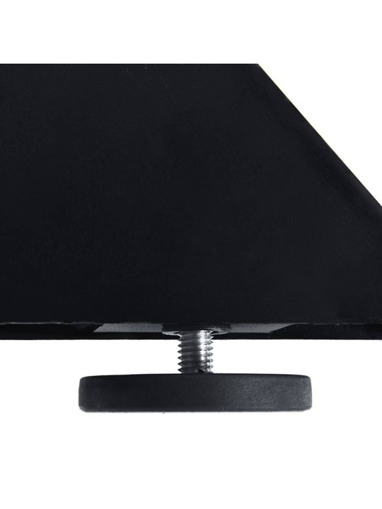 Ruokapöydän jalka hämähäkinmuotoinen musta 150x78x(72-73) cm teräs