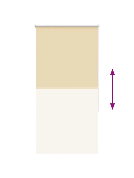 Rullaverho blackout beige 65x130 cm kankaan leveys 60,7 cm