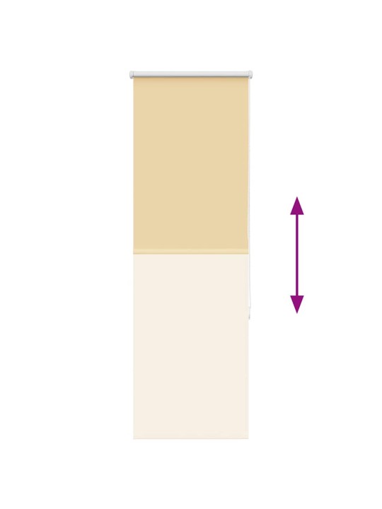 Rullaverho blackout beige 40x150 cm kankaan leveys 35,7 cm