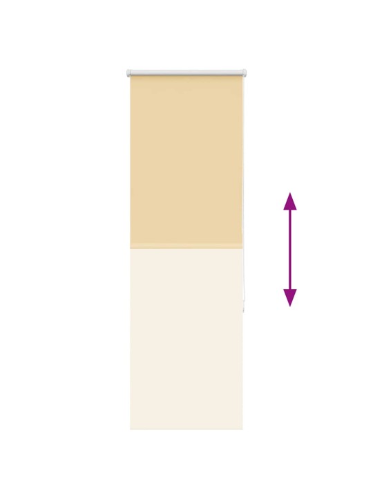 Rullaverho blackout beige 60x150 cm kankaan leveys 55,7 cm