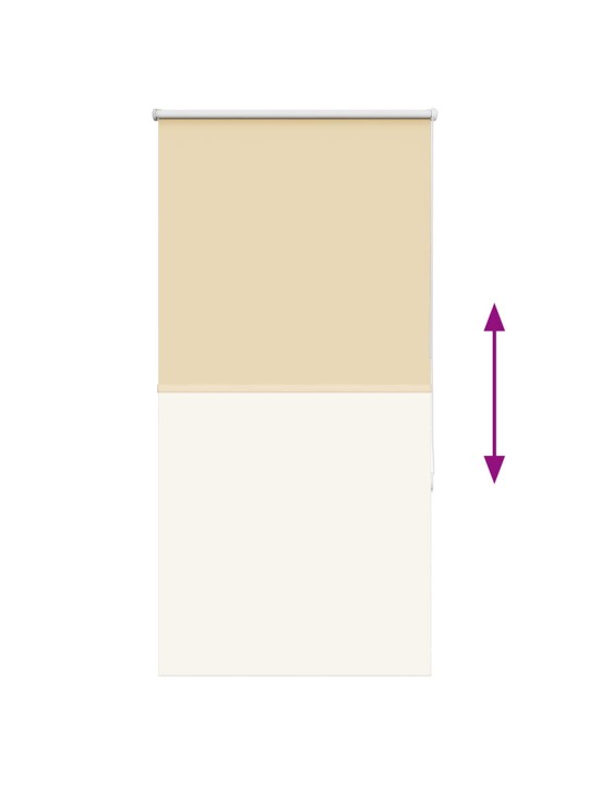 Rullaverho blackout beige 80x175 cm kankaan leveys 75,7 cm