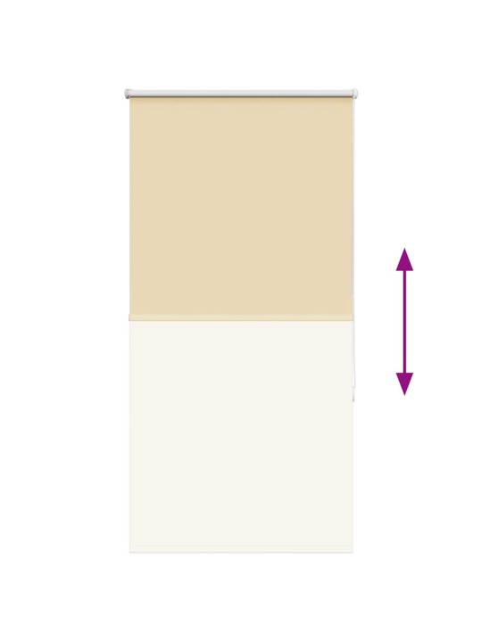 Rullakaihdin blackout beige 85x175 cm kankaan leveys 80,7 cm