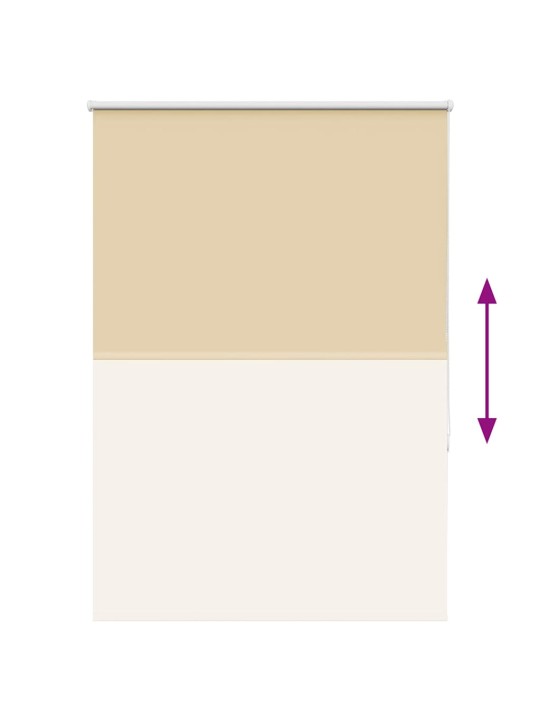 Rullakaihdin blackout beige 100x175 cm kankaan leveys 95,7 cm
