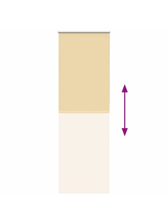 Rullakaihdin blackout beige 70x210 cm kankaan leveys 65,7 cm