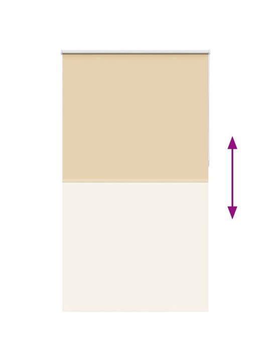 Rullakaihdin blackout beige 135x210 cm kankaan leveys 131,6 cm