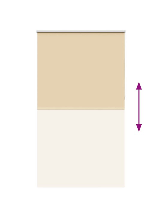 Rullakaihdin blackout beige 140x210 cm kankaan leveys 136,6 cm