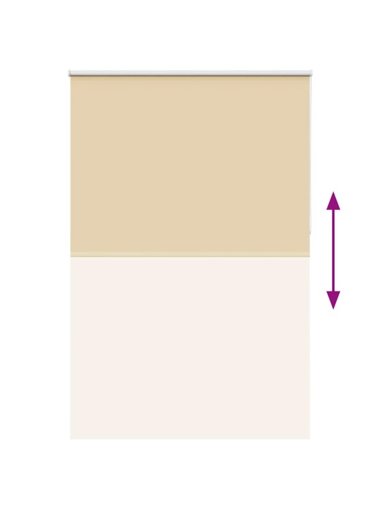Rullakaihdin blackout beige 165x210 cm kankaan leveys 161,6 cm