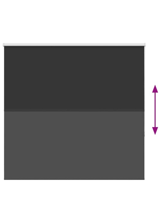 Rullaverho blackout musta 160x130 cm kankaan leveys 156,6 cm