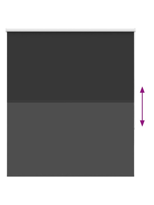 Rullaverho blackout musta 120x175 cm kankaan leveys 116,6 cm