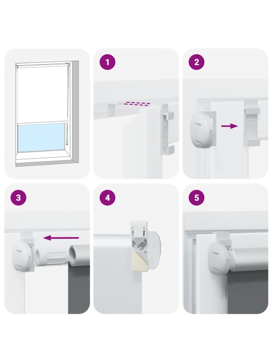 Rullaverho blackout kahvi 115x130 cm kankaan leveys 110,7 cm