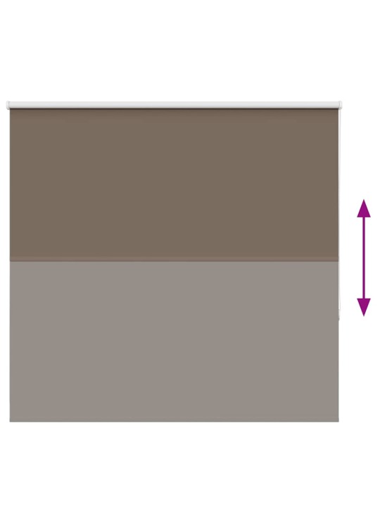 Rullaverho blackout kahvi 150x130 cm kankaan leveys 146,6 cm