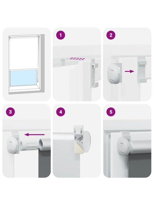 Rullaverho blackout kahvi 60x150 cm kankaan leveys 55,7 cm
