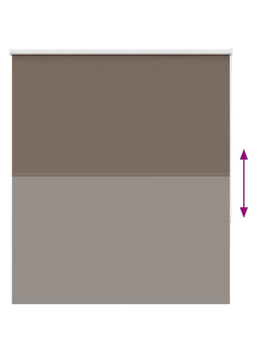 Rullaverho blackout kahvi 120x150 cm kankaan leveys 116,6 cm