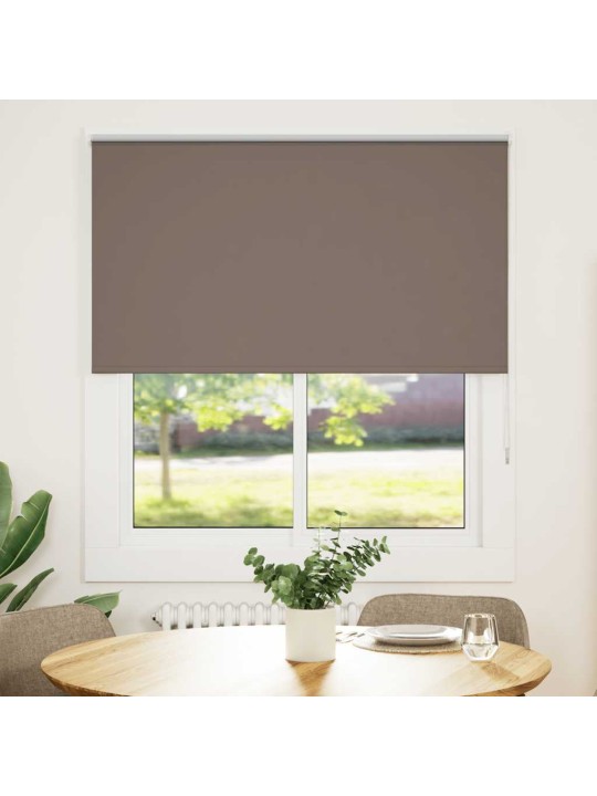 Rullaverho blackout kahvi 130x150 cm kankaan leveys 126,6 cm