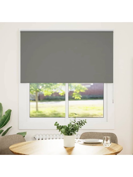 Rullaverho blackout harmaa 140x130 cm kankaan leveys 136,6 cm