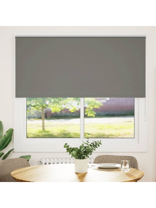 Rullaverho blackout harmaa 145x130 cm kankaan leveys 141,6 cm