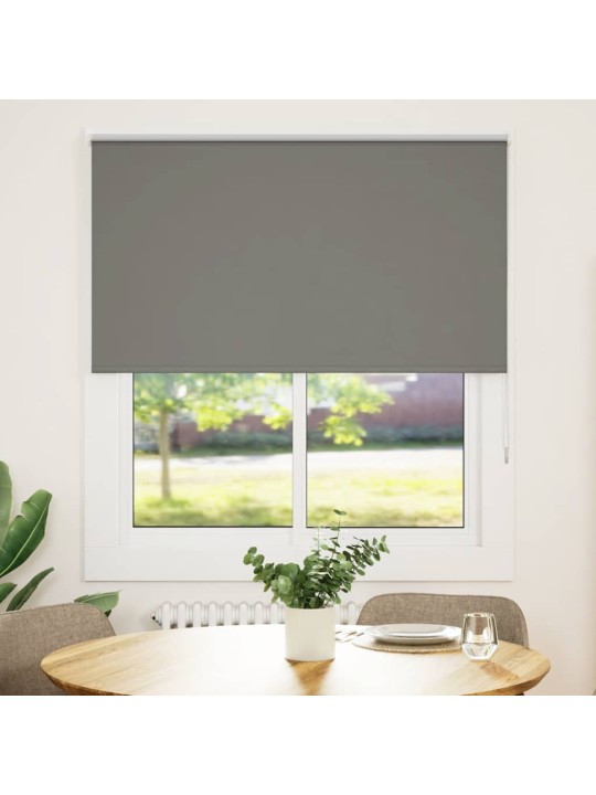 Rullaverho blackout harmaa 130x150 cm kankaan leveys 126,6 cm