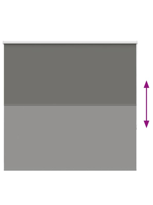 Rullaverho blackout harmaa 155x175 cm kankaan leveys 151,6 cm