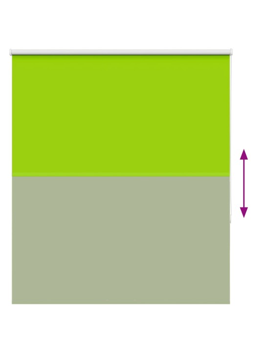 Rullaverho blackout lehdet vihreitä 125x150 cm kankaan leveys