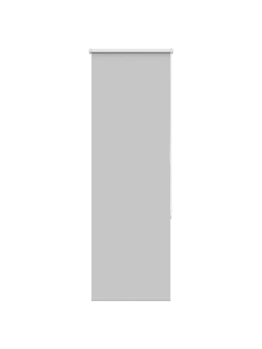 Rullaverho blackout vaalean harmaa 45x130 cm kankaan leveys