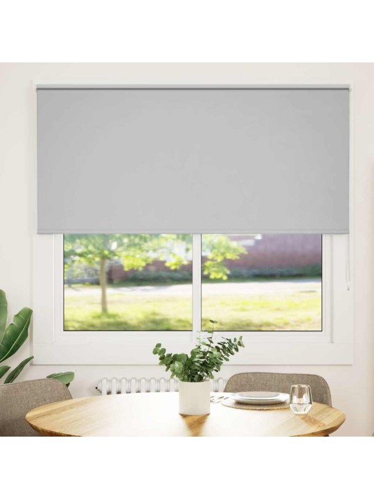 Rullaverho blackout vaalean harmaa 165x130 cm kankaan leveys