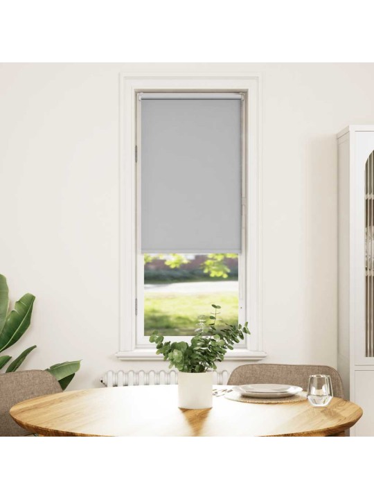 Rullaverho blackout vaalean harmaa 45x150 cm kankaan leveys