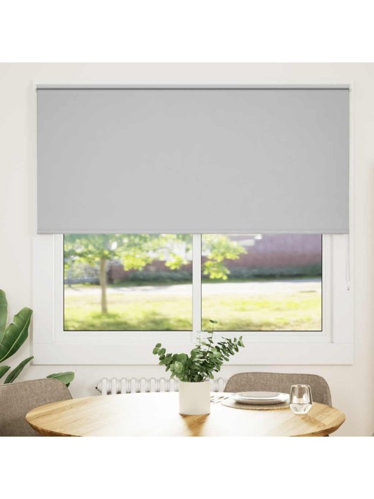 Rullaverho blackout vaalean harmaa 165x150 cm kankaan leveys