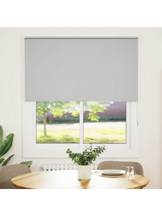 Rullaverho blackout vaalean harmaa 130x175 cm kankaan leveys
