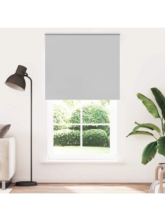 Rullaverho blackout vaalean harmaa 135x210 cm kankaan leveys