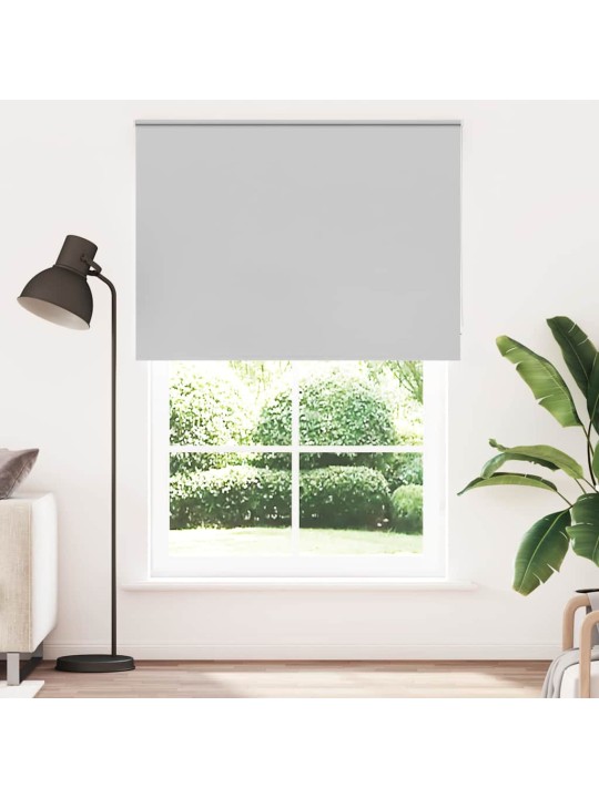 Rullaverho blackout vaalean harmaa 150x210 cm kankaan leveys