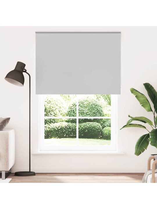 Rullaverho blackout vaalean harmaa 165x210 cm kankaan leveys