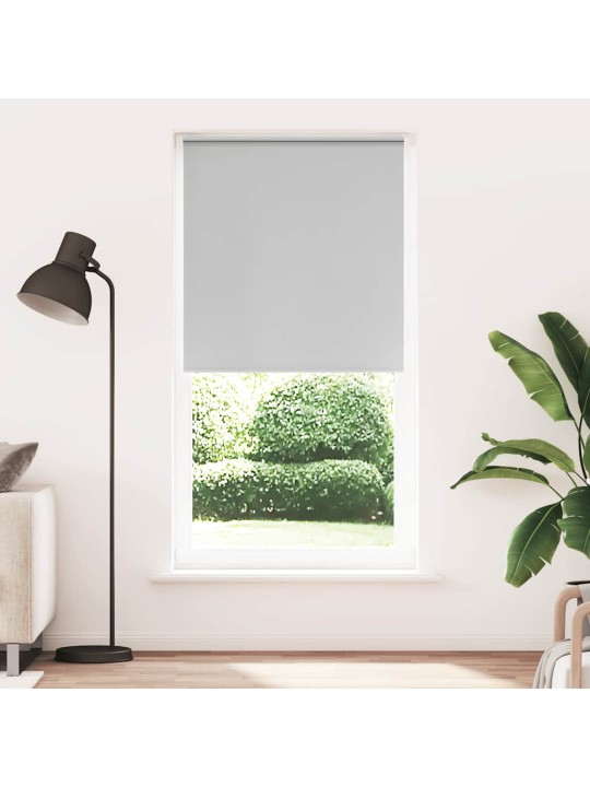 Rullaverho blackout vaalean harmaa 90x230 cm kankaan leveys