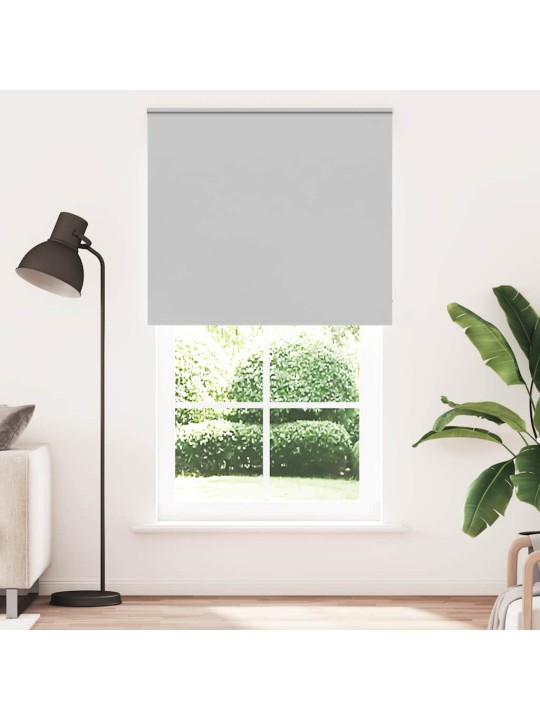 Rullaverho blackout vaalean harmaa 135x230 cm kankaan leveys