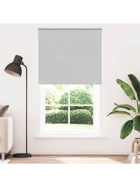 Rullaverho blackout vaalean harmaa 140x230 cm kankaan leveys