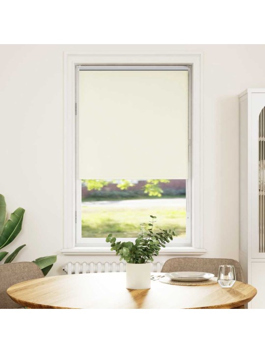 Rullaverho luonnonvalkoinen 75x130 cm kankaan leveys 70,7 cm