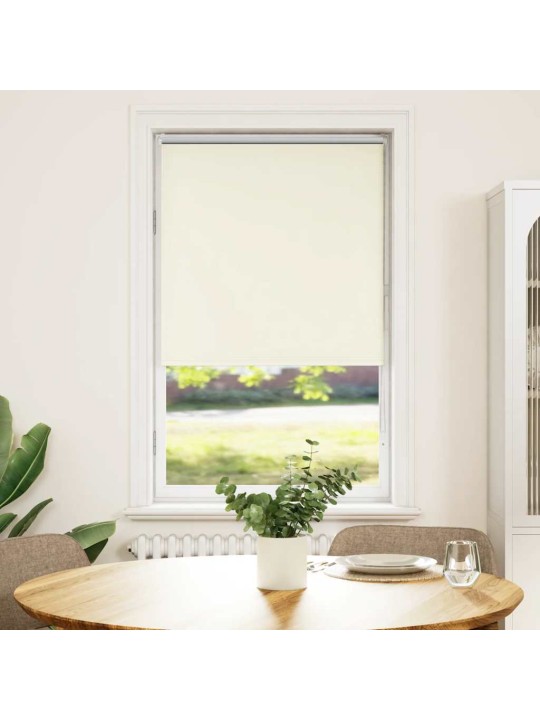 Rullaverho luonnonvalkoinen 80x130 cm kankaan leveys 75,7 cm