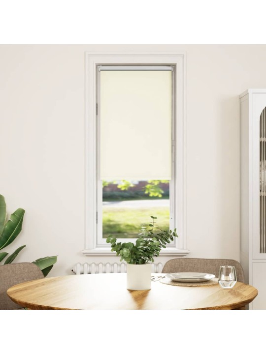Rullaverho luonnonvalkoinen 40x150 cm kankaan leveys 35,7 cm